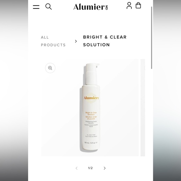 ALUMIER MD Bright & Clear Solution - Picture 1 of 5